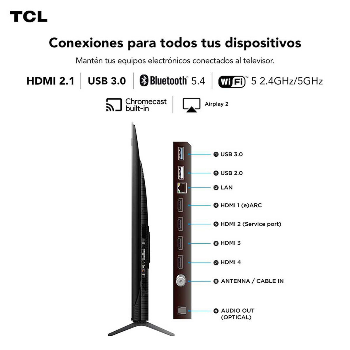 QLED Smart TV 75" 4K UHD P8K TCL