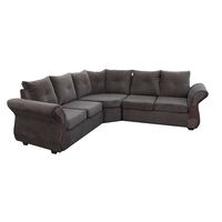 Sofá Seccional Almore Atlanta 5 Cuerpos Café