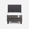 Cama Europea Rosen 1 Plaza New Style 2 Plus + Respaldo Lucio