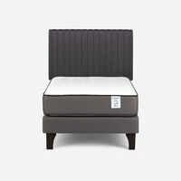 Cama Europea Rosen 1 Plaza New Style 2 Plus + Respaldo Lucio
