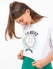 Polera Crop Oversized Manga Corta Mujer Icono