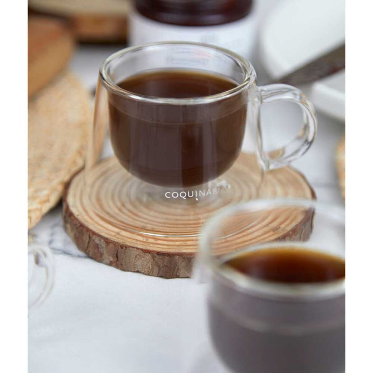 Set 4 Tazas Expresso Vidrio Coquinaria