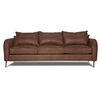Sofá Innovamuebles Italia Cuero 2 Cuerpos Brown