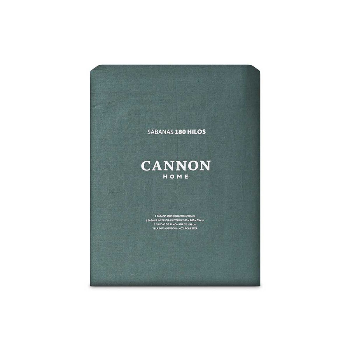 Juego de S&aacute;banas Cannon 180 Hilos 1,5 Plazas Liso Rainf