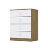 Cómoda Home Mobili Bixar 4 Cajones Blanco