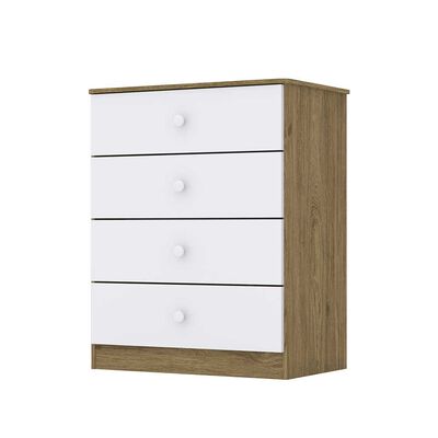 Imagen 1 del producto Cómoda Home Mobili Bixar 4 Cajones Blanco
