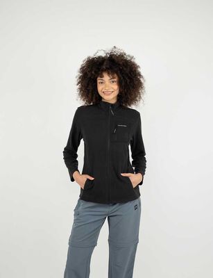 Imagen 1 del producto Polerón  Mujer Alpinextrem Negro, Uva, Verde Osc