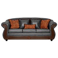 Sofá Black Factory Estambul 3 Cuerpos Gris