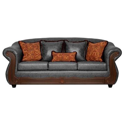 Imagen 1 del producto Sofá Black Factory Estambul 3 Cuerpos Gris