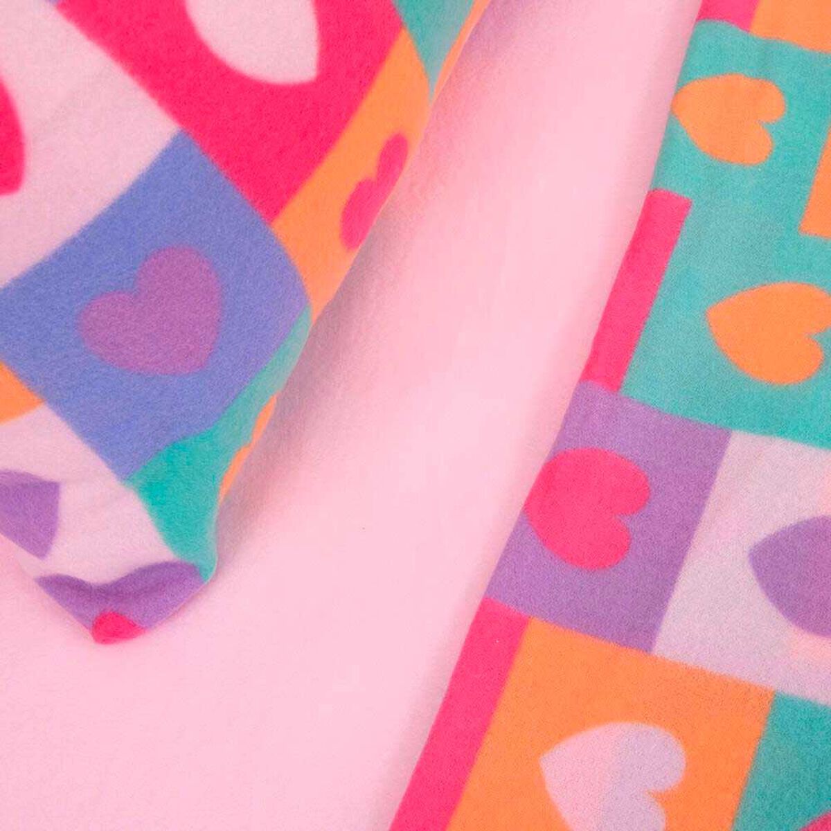 S&aacute;bana de Polar Doral 1,5 Plazas Senses Coraz&oacute;n