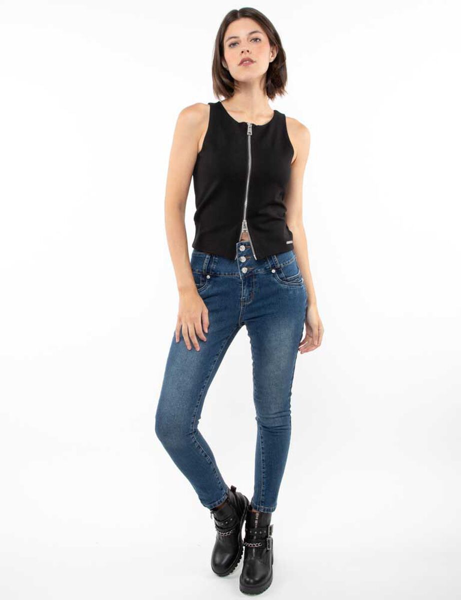Jeans Skinny Push Up  Mujer Fiorucci
