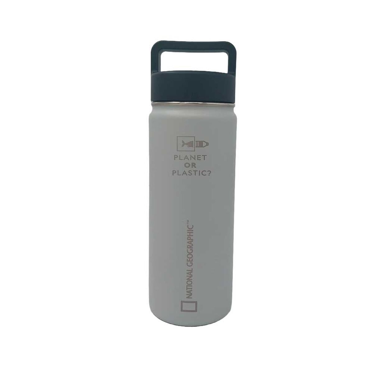 Botella Metalica National Geographic 500Ml Gris