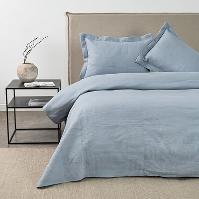 Quilt Elements & Co Chini Cloud 2 Plazas Azul