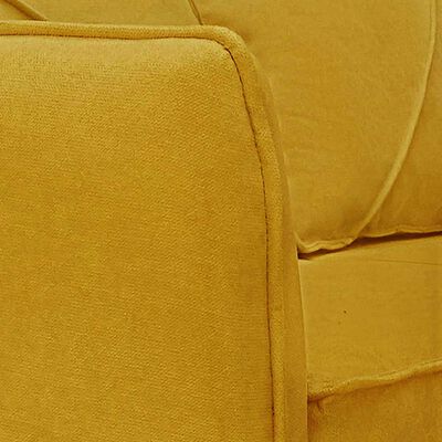 Imagen 2 del producto Juego de Living Elegant Detail Atlanta Sofá 2 Cuerpos + Dos sillones 1 Cuerpo Oro