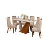 Juego de Comedor Altavision Forme Frow 6 Sillas Blanco