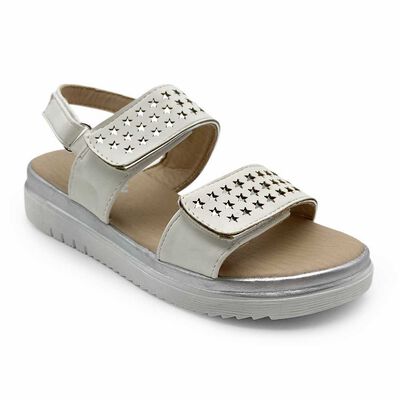 Imagen 1 del producto Sandalia Niña Mila Blanco, Negro, Rosado