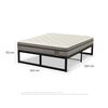 Cama Iron Smart Belsogno 2 Plazas Signature
