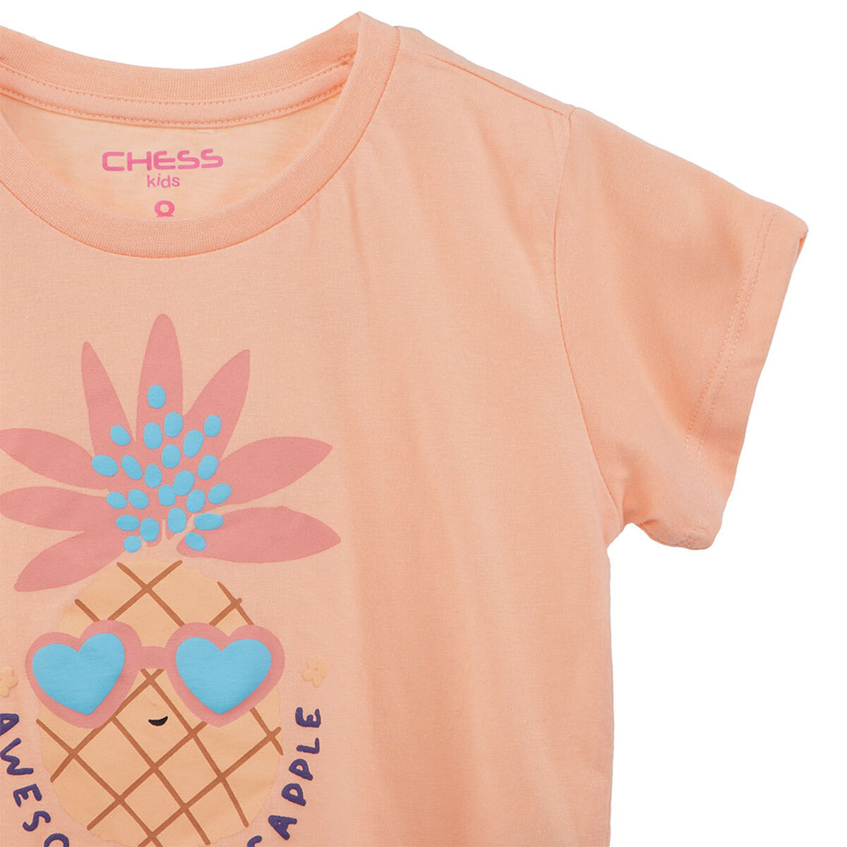 Conjunto Short+Polera Niña Chess