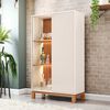 Vitrina Decocasa Mondrian Off White Castaño