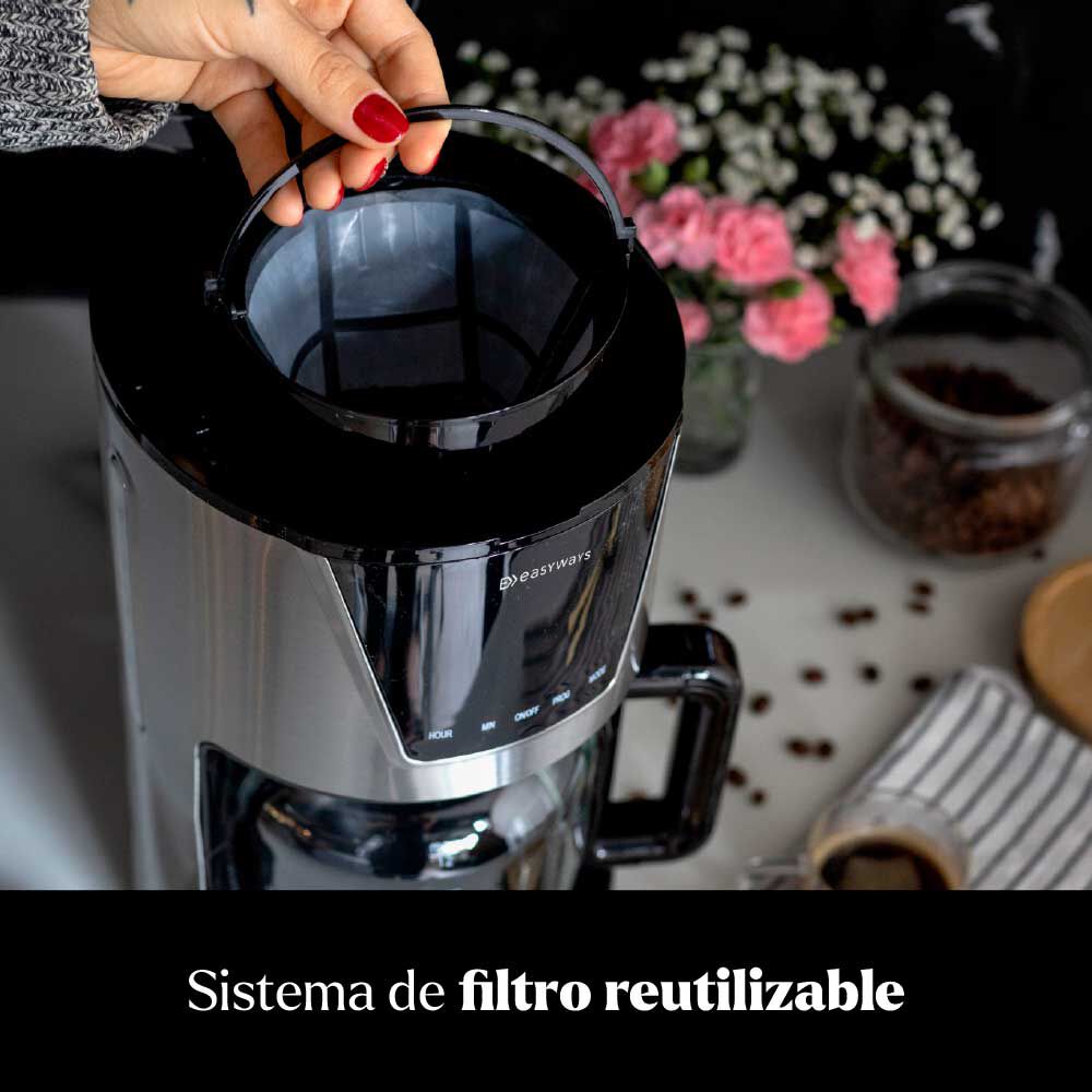 EasyWays Sicilia Coffee 12 Tazas Silver, foto 3