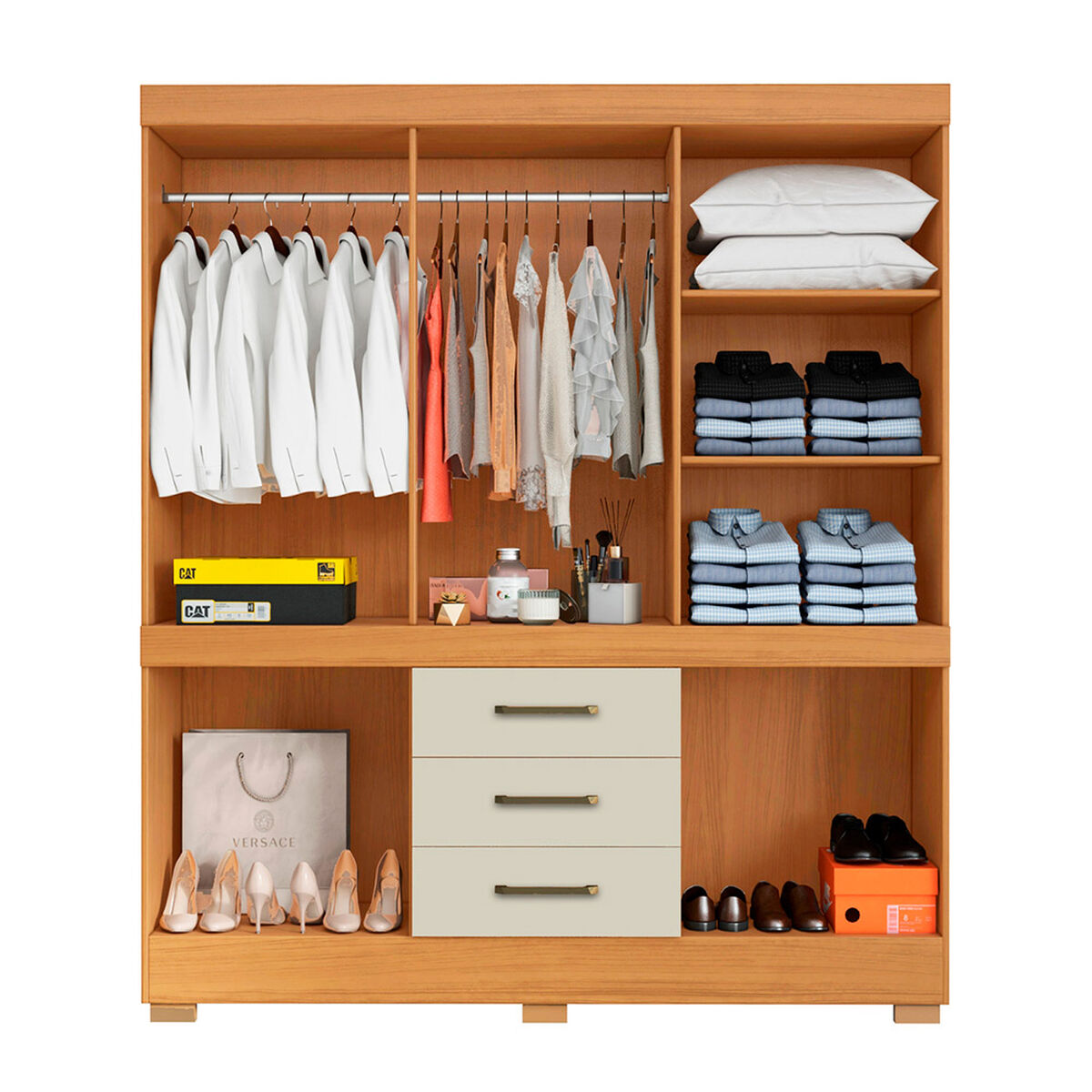 Closet Onessta Monaco 10 Puertas Cinamomo Arena