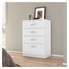 Cómoda Rodler Astral 4 Cajones Blanco