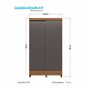Closet Casanova Fit 2 Puertas Jequitiba Grafito