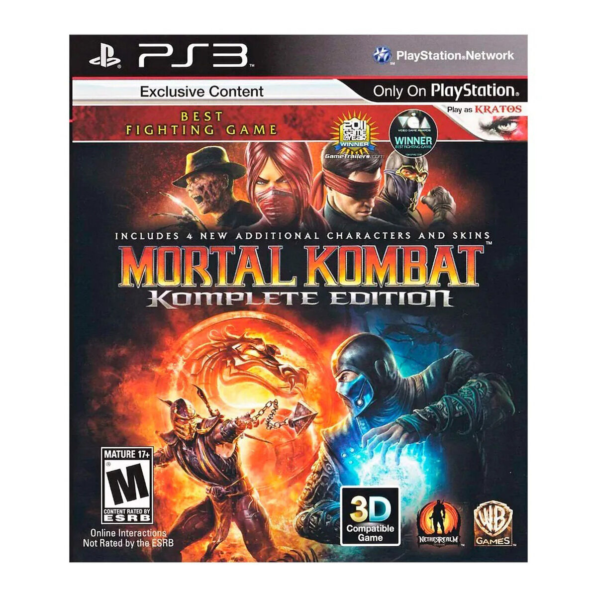 Juego PS3 Mortal Kombat Komplete Edition