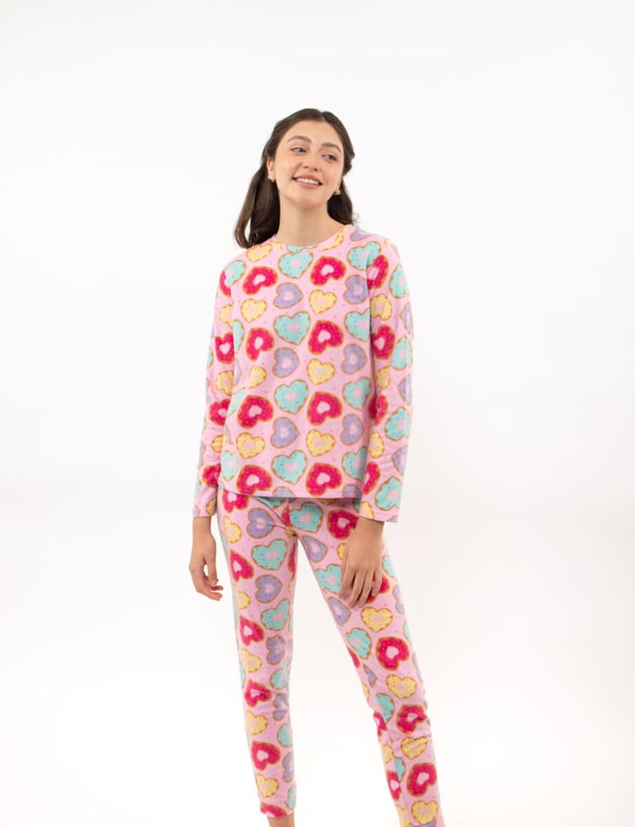 Pijama Manga Larga Mujer Icono