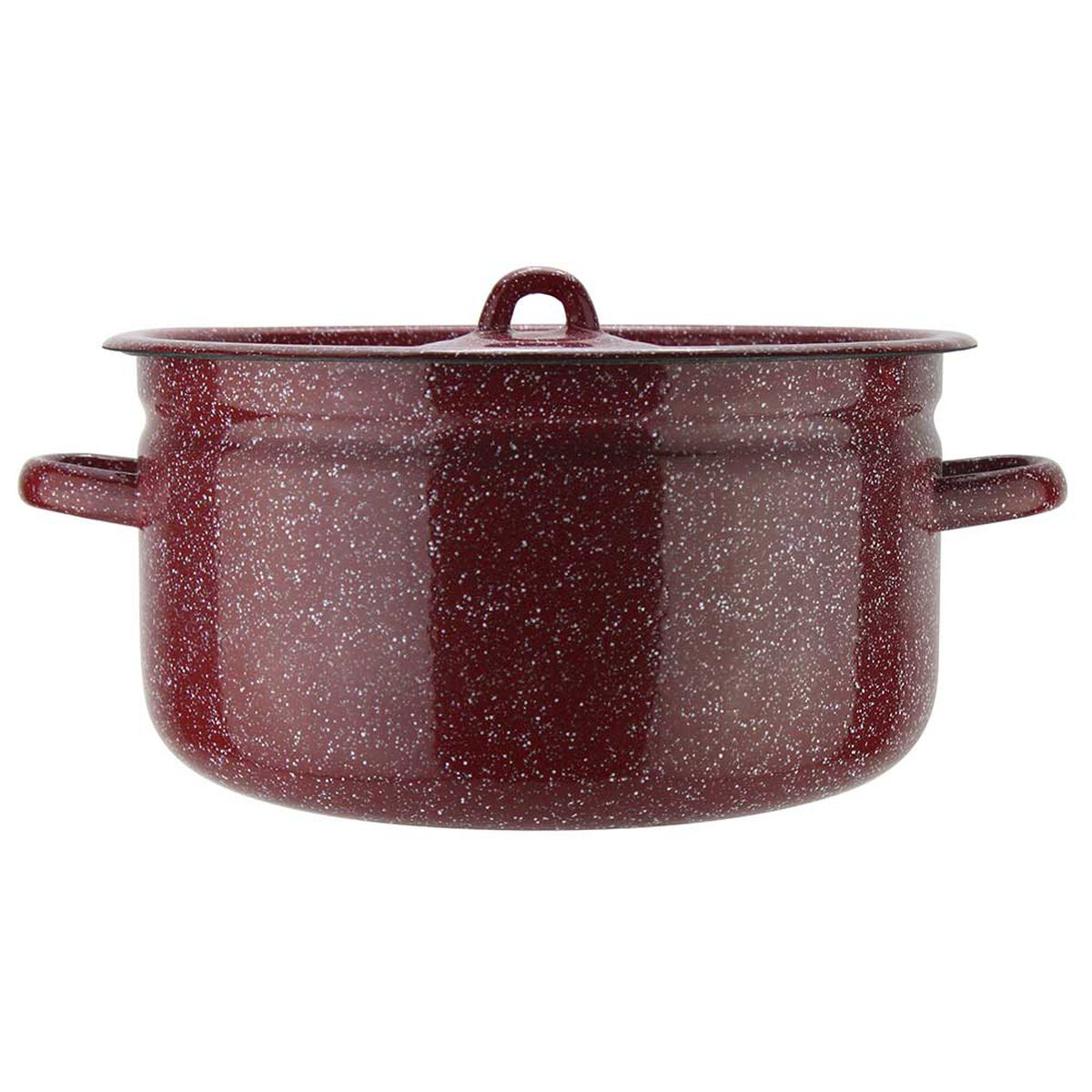 Cacerola Acero Vitrificado Fantuzzi Fundo Rojo 24 cm