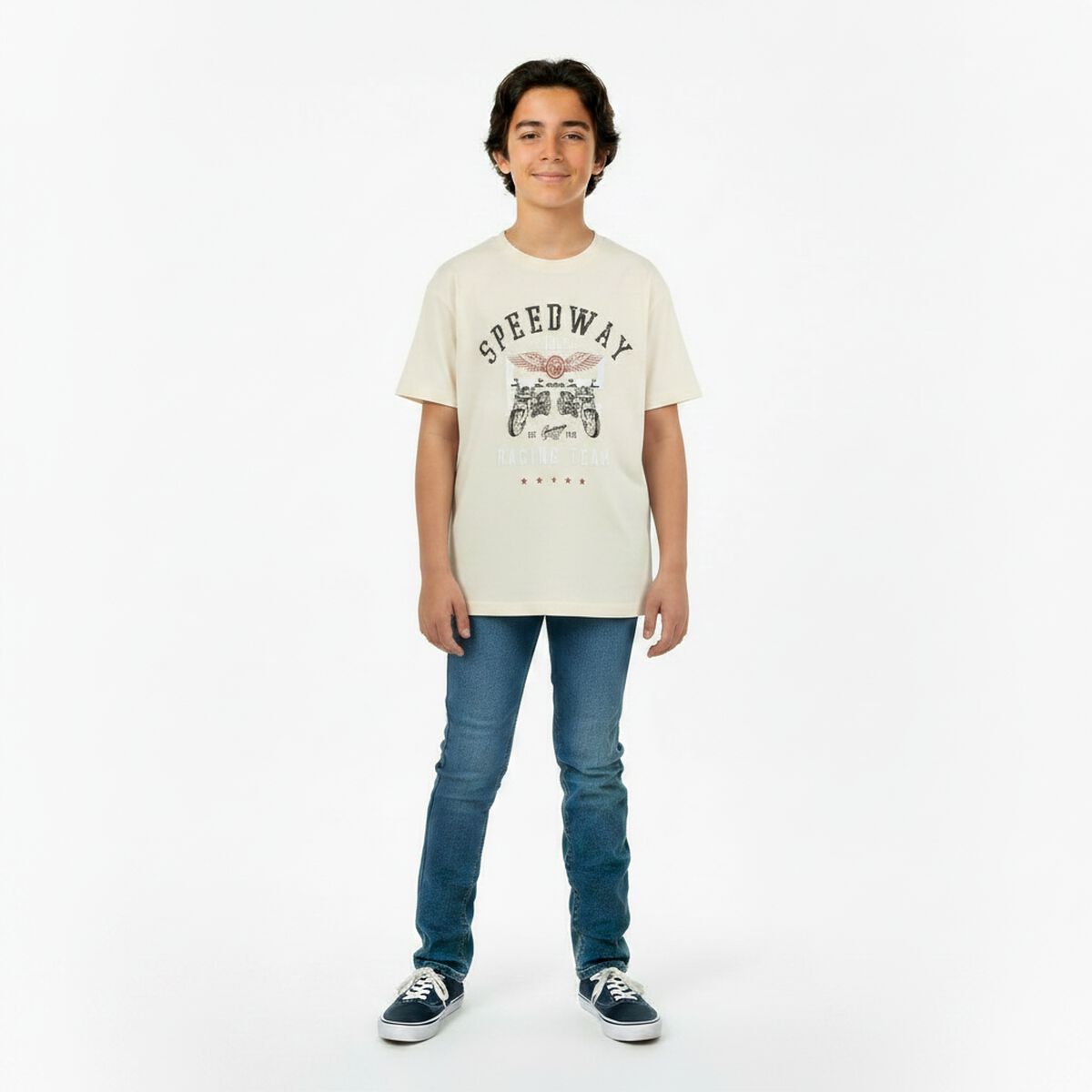 Polera Manga Corta Algod&oacute;n Ni&ntilde;o Cutback