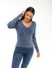 Sweater Cuello V Mujer Zibel