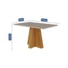 Juego de Comedor Decocasa Patricia 4 Sillas Off White