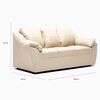 Sofá Cabsur Genova 3 Cuerpos Beige