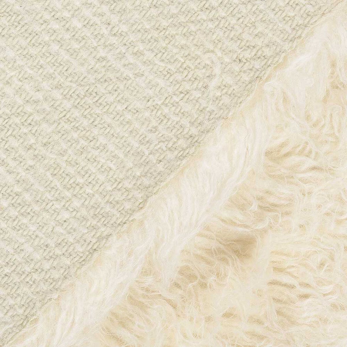 Alfombra de Pasillo DIB Flokati Blanco 140 x 200 cm