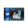 Set Perfume Plaisance Mujer Hot In Black EDP 80 ML+ 25 ML + Hand and Body Lotion
