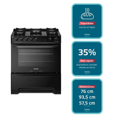 Imagen 2 del producto Cocina a Gas Fensa F 6500 T 5 Quemadores