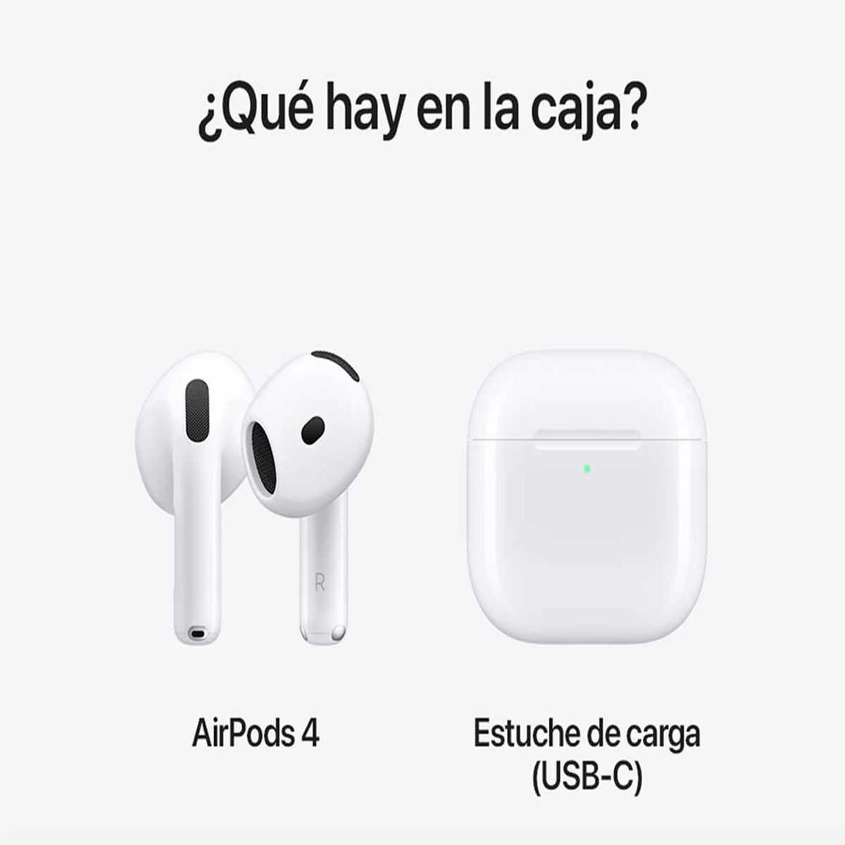 Aud&iacute;fonos Apple Airpods 4 Blancos