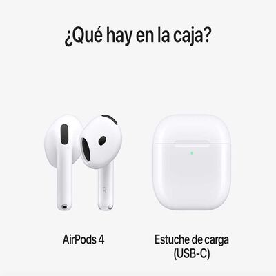 Aud&iacute;fonos Apple Airpods 4 Blancos