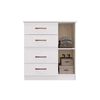 Cómoda Di Poretti Design Caribe 1 Puerta Blanco
