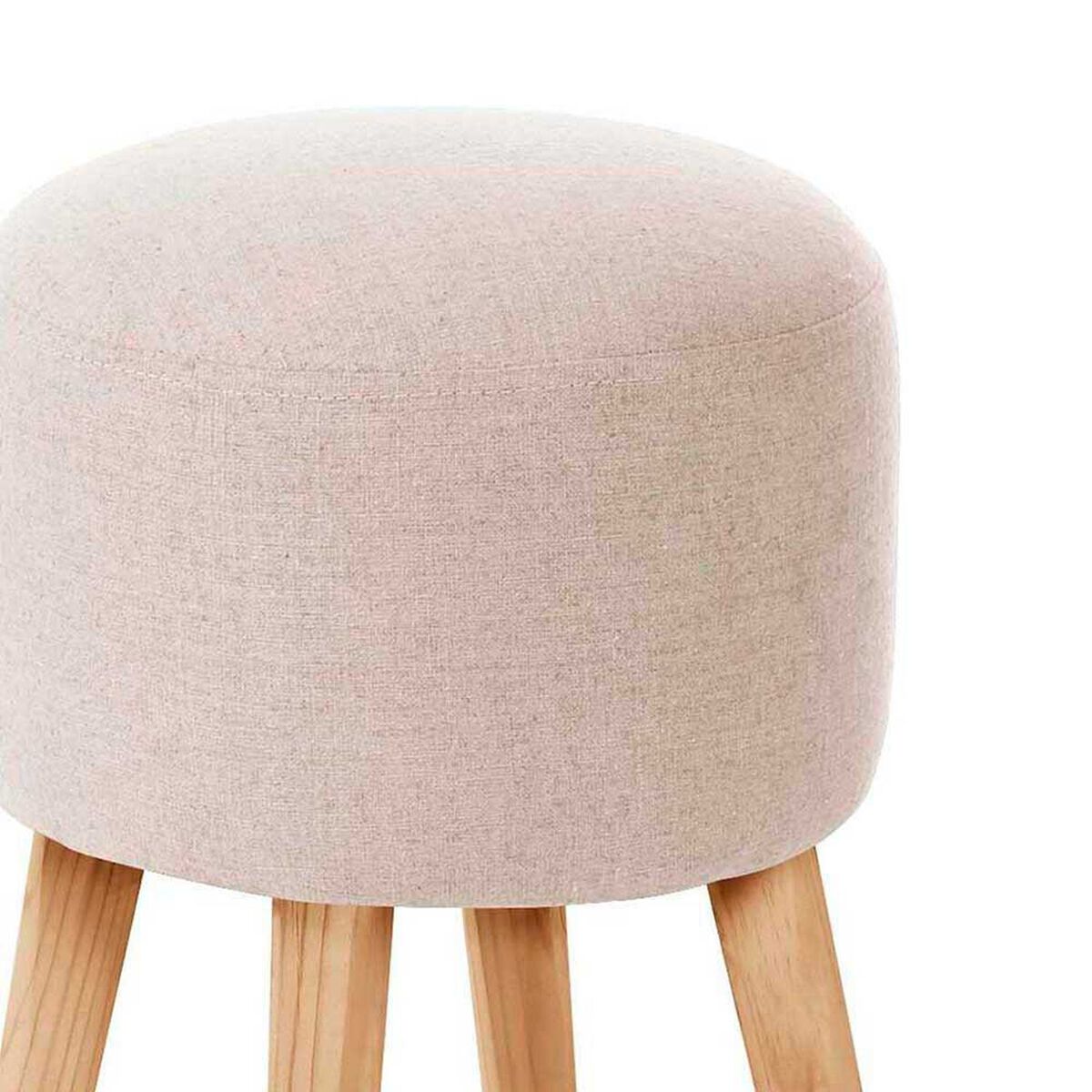 Pouf Latam Home Nantes Lino Blanco