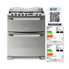 Cocina a Gas Fensa 76DXR-5P 5 Quemadores