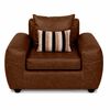 Juego de Living Elegant Detail New Houston 2-1-1 Cuerpos Tostado
