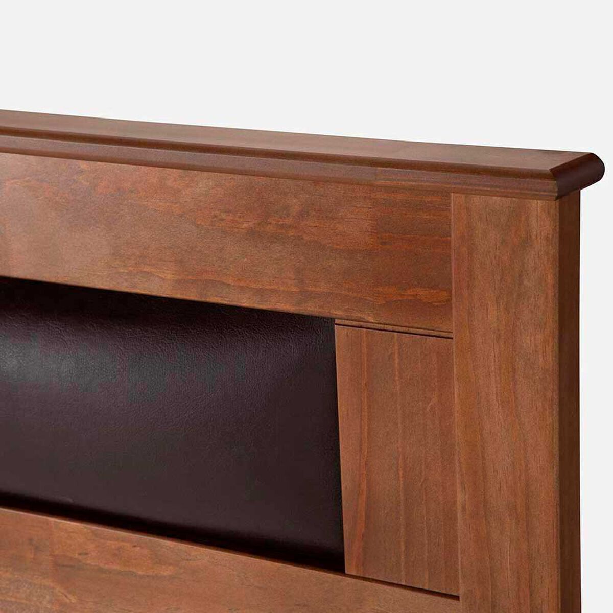 Cama Europea Rosen Base Dividida 2 Plazas Ergo T + Respaldo + 2 Veladores Ferrara + C&oacute;moda Baker