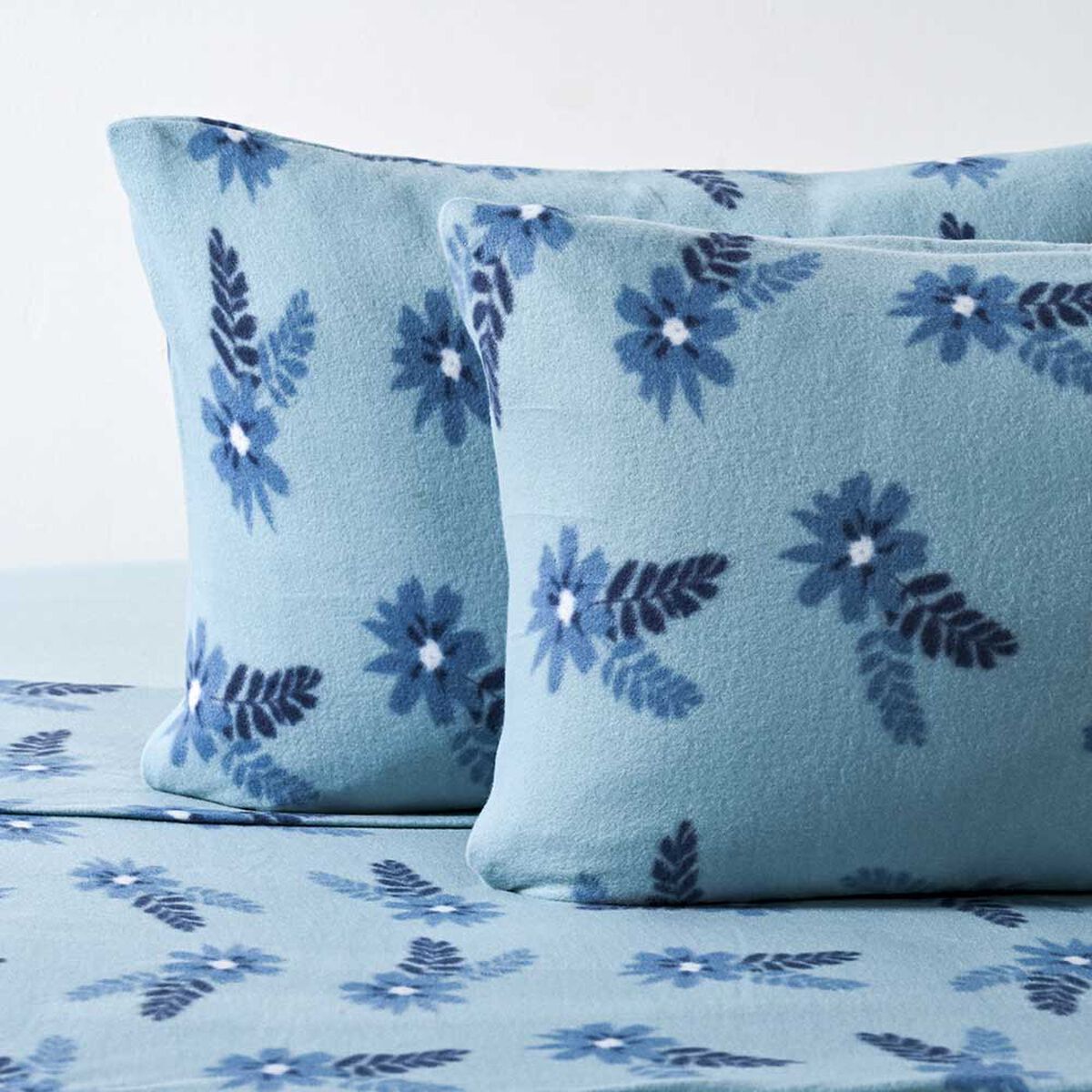 Juego de Sábanas Polar Estampado American Family King Almond