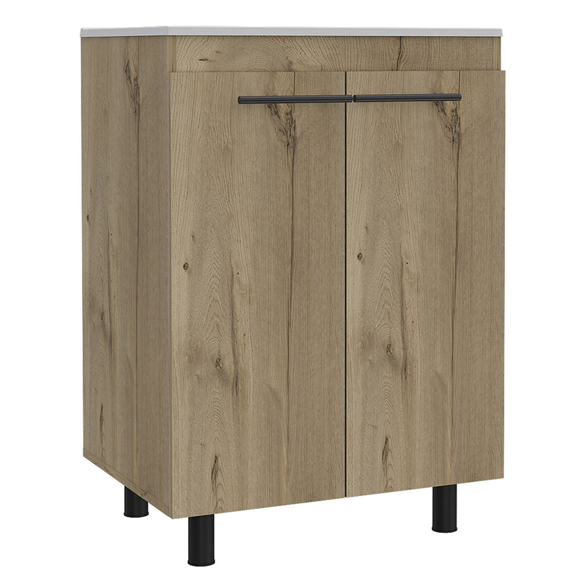 Mueble de Lavamanos Piso + Espejo TuHome Khari