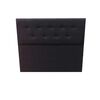 Base de Cama Ba&uacute;l Almore 1,5 Plazas Negro +  Respaldo
