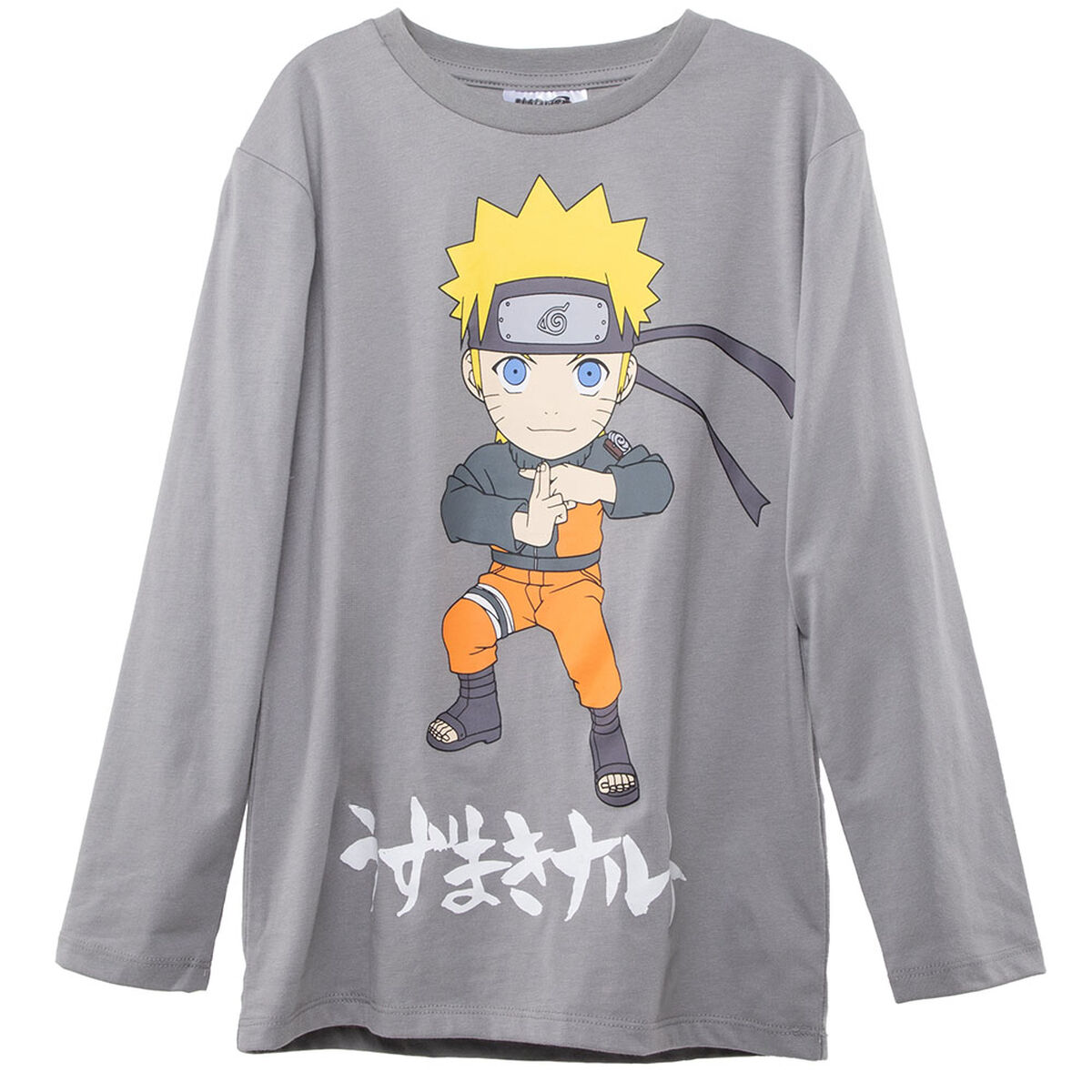 Polera Manga Larga Niño Naruto