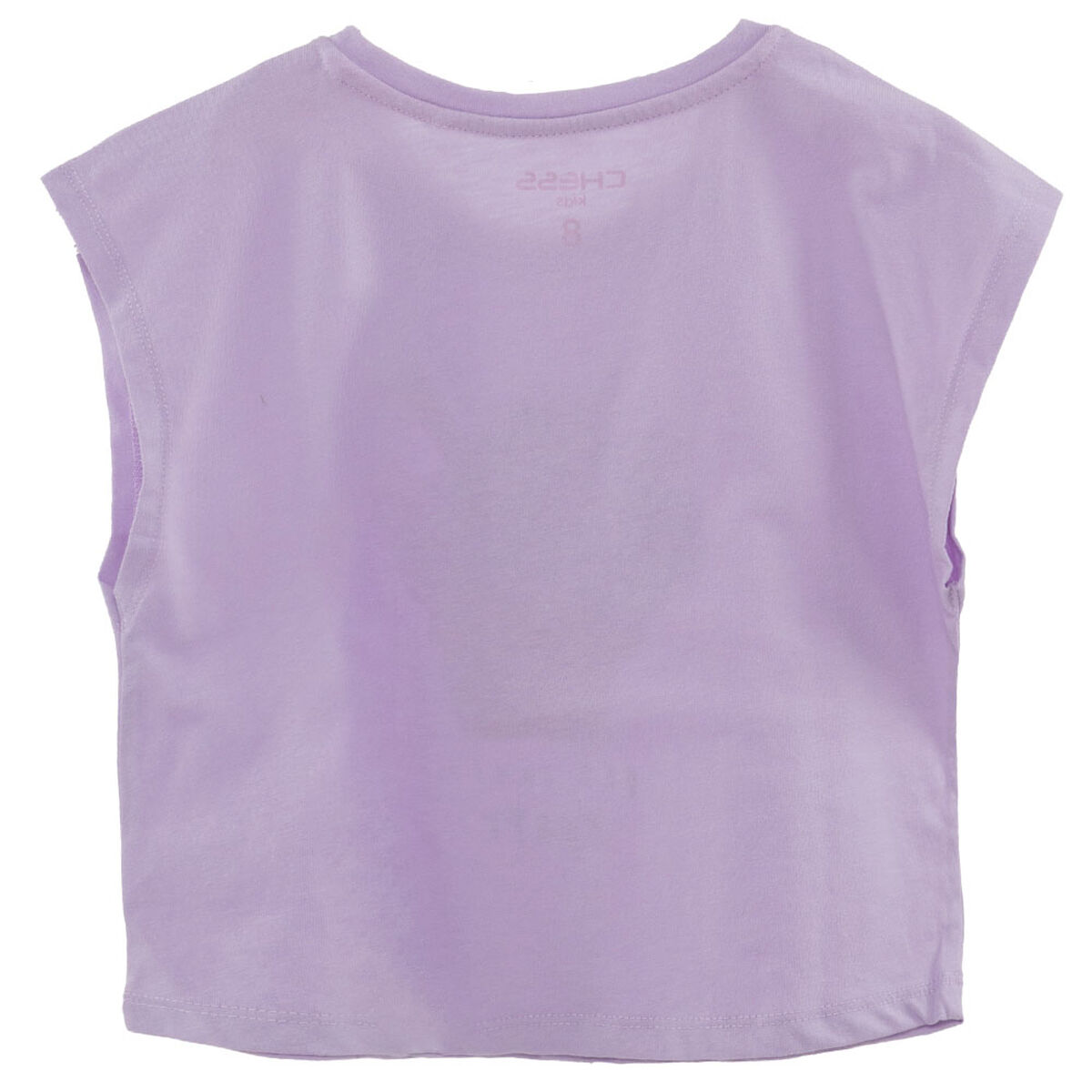 Polera Sin Mangas de Algodón Niña Chess