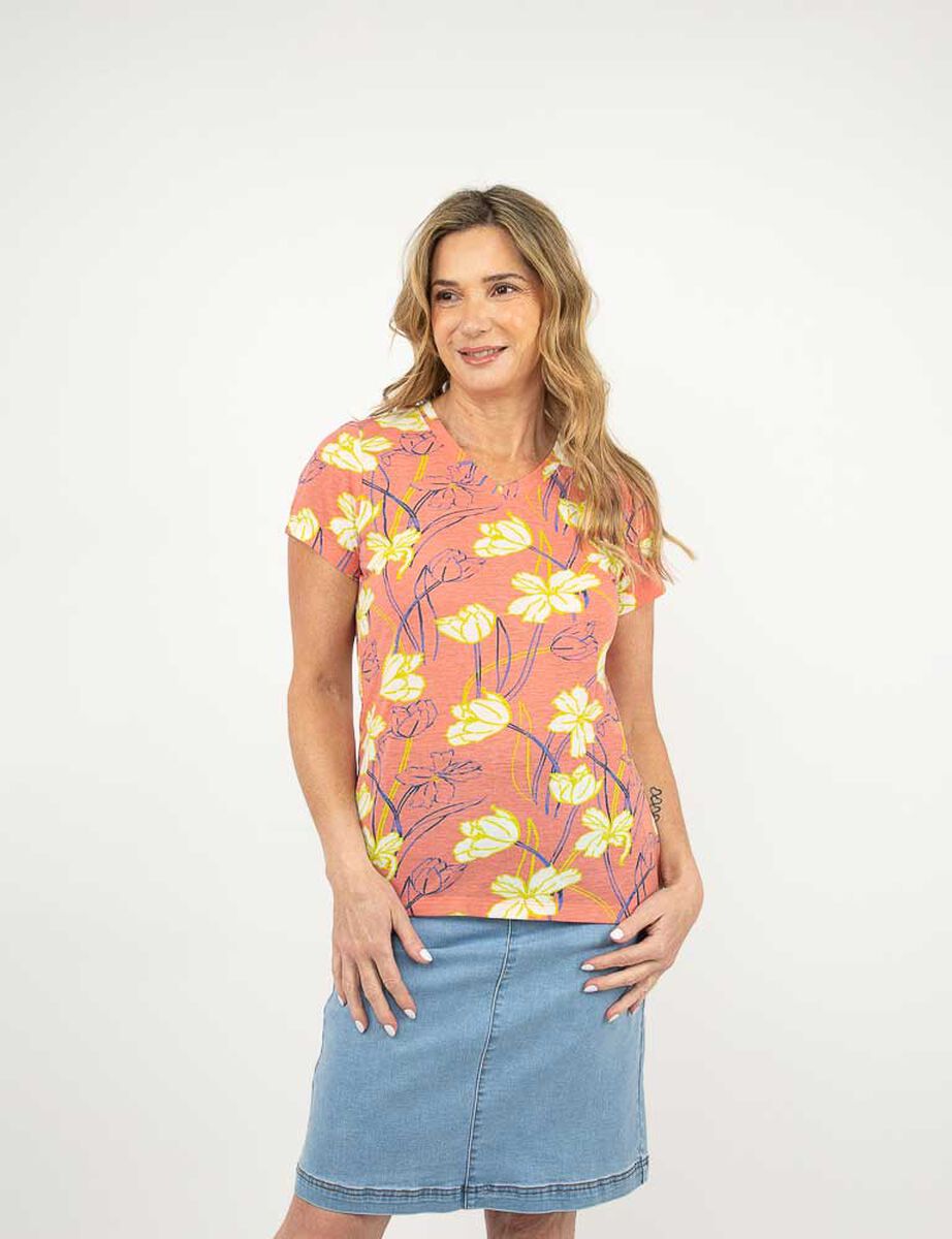 Polera Manga Corta Mujer Portman Club